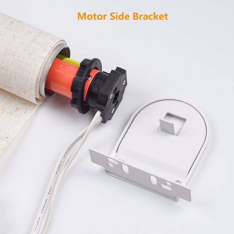 HUIYEETEX Blind Replacement Parts for 1.5”/38mm Shade Tube, Mounting Bracket for Blinds, Shade Brackets/Mounting - Image 3